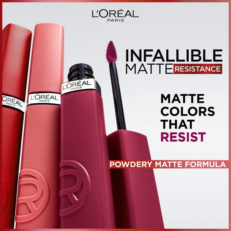 L'OREAL Infallible Matte Resistance Matte Lipstick