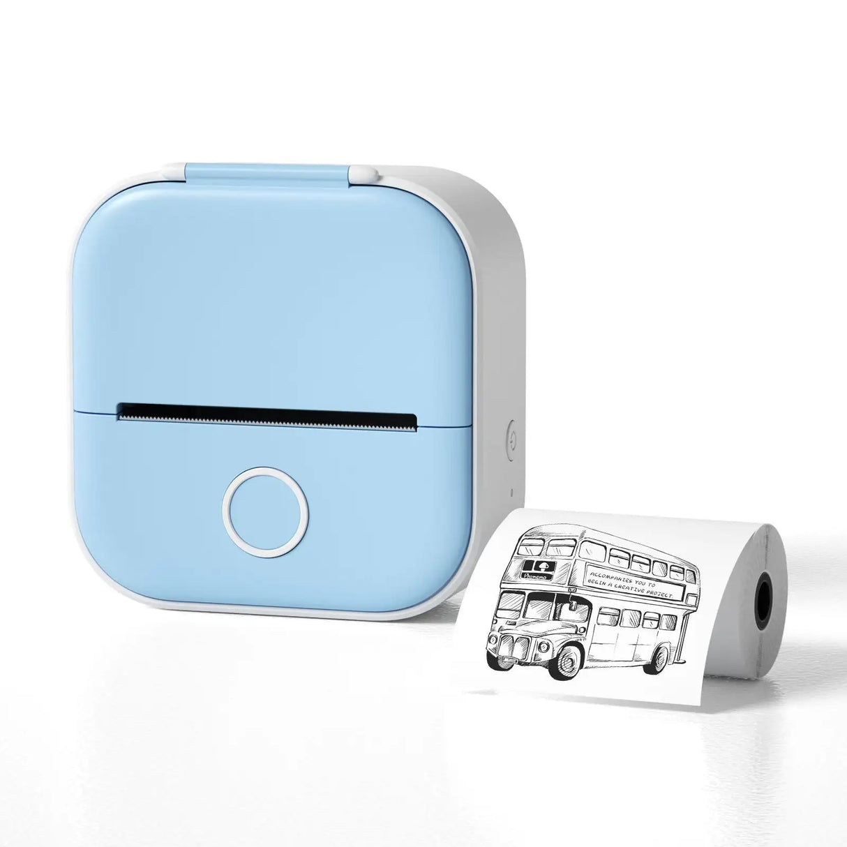 Portable Mini Printer for Students and Hobbyists, Bluetooth Thermal Label Printer - Lootquake