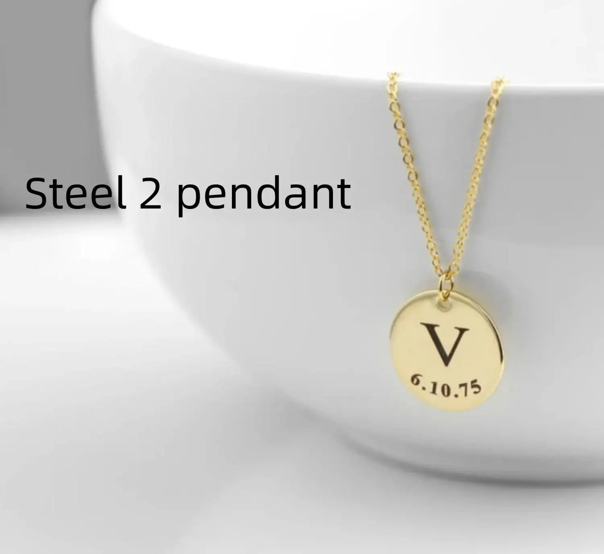 Personalized Pendant Stainless Steel Necklace - Lootquake