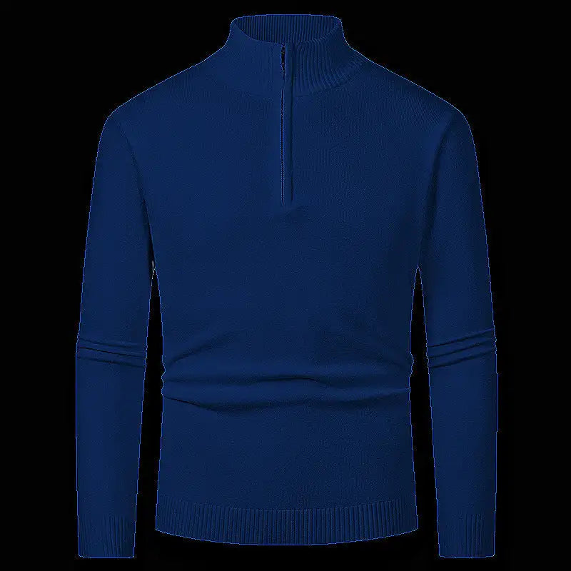 Fashion Trend Half Zipper Sweater - Lootquake