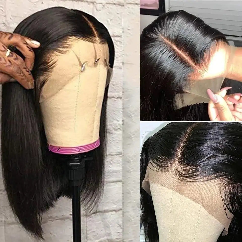 Super Double Drawn 13x4 Brown Lace Frontal Wig - Lootquake