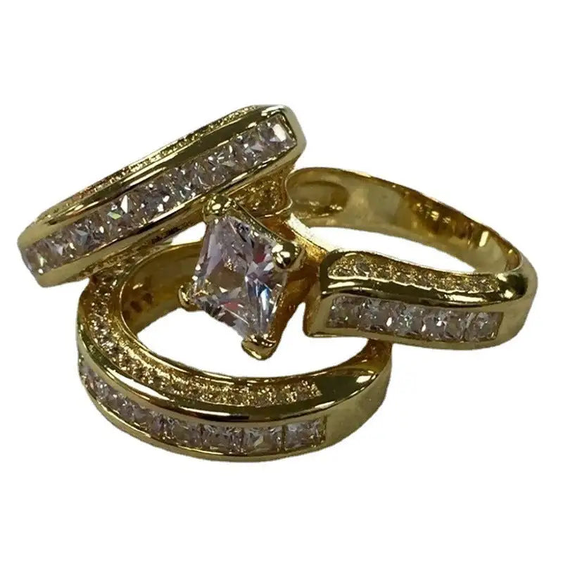 White Zircon Commemorative Women's Love Ring - Lootquake