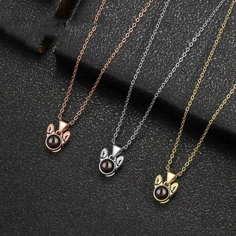 925 Silver Personalized Cute Cat Necklace For Women - Lootquake