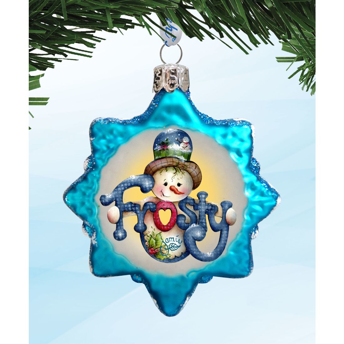 Holiday Mercury Glass Ornaments by Jamie Mills-Price - Christmas Decor - 770138S3-MP