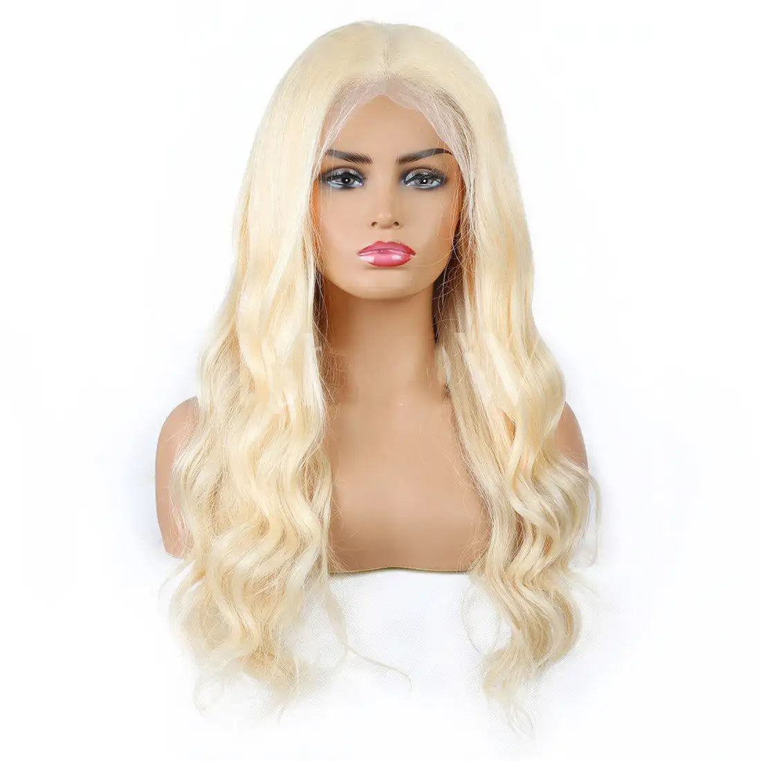 Semi Lace Real Wig Blond Headgear - Lootquake
