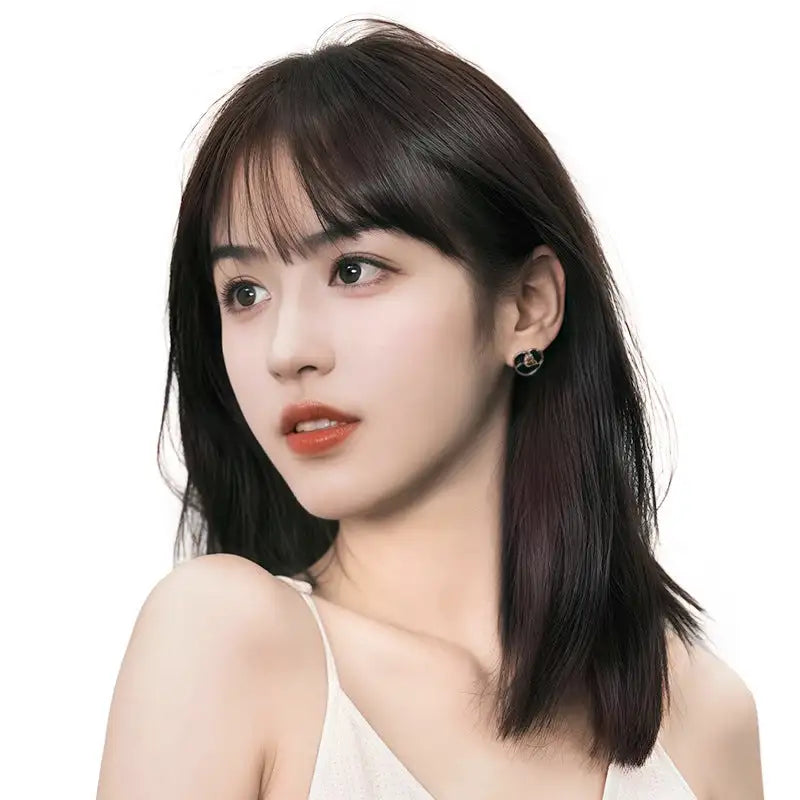 Women's Hand Woven Double Delivery Needle Wig Sheath Real Human Hair Silk Sleeve - Lootquake