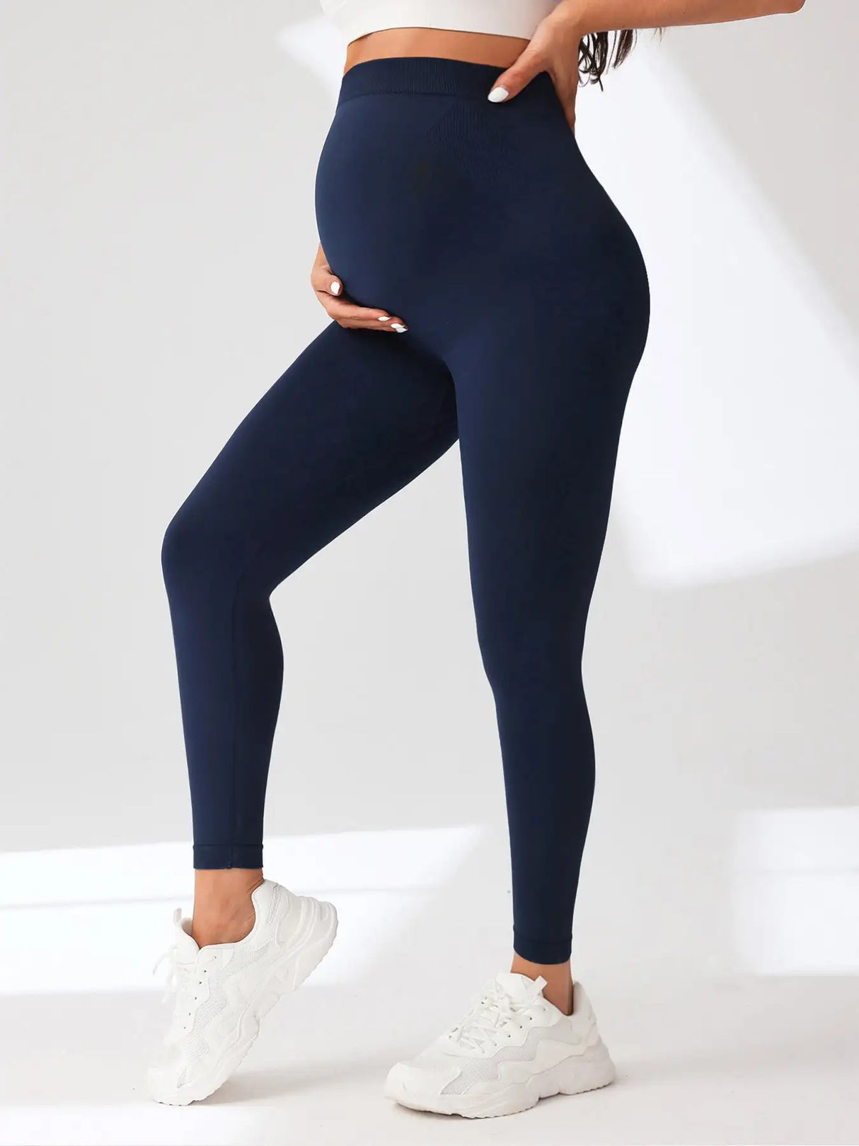 Women's Maternity Leggings Over The Belly Pregnancy Yoga Pants Active Wear Workout Leggings - Lootquake