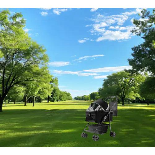 All-In-One Pet Travel Stroller and Carrier