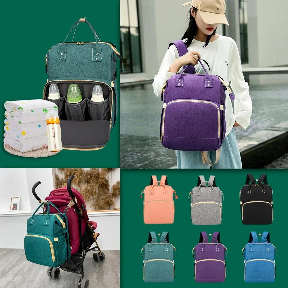 All-in-One Stroller Diaper Backpack