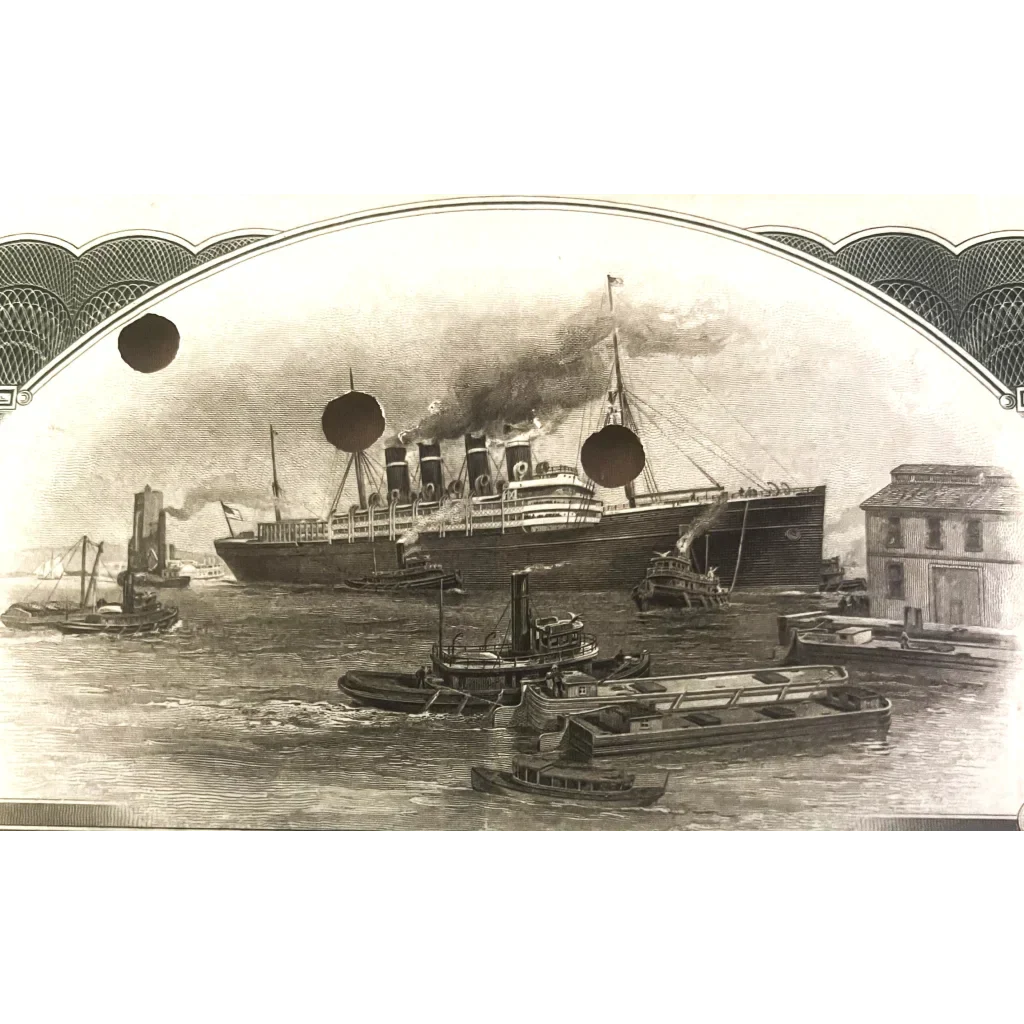 Rare Titanic Era International Mercantile Marine Stock Certificate