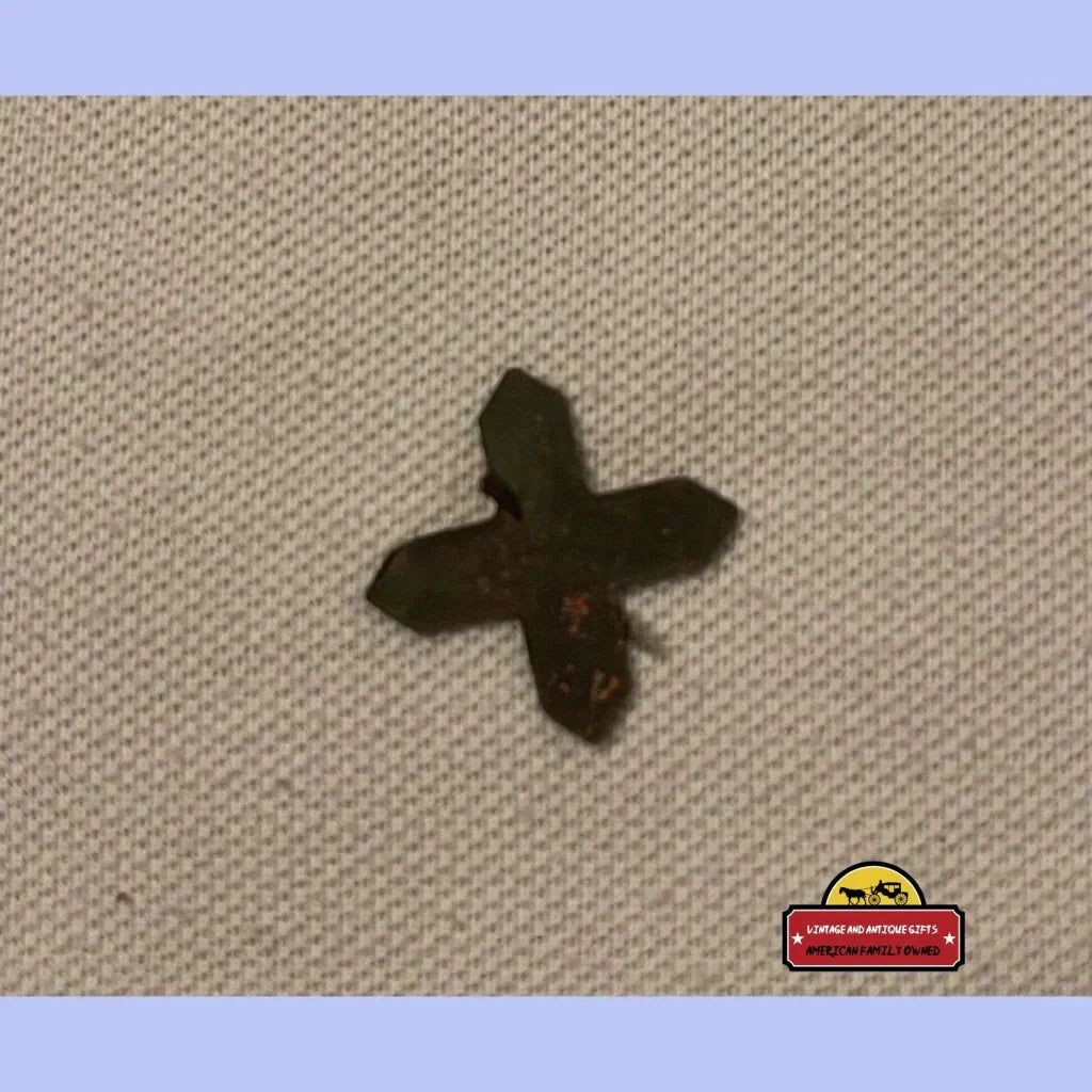 Rare Antique Vintage Thrasher Tin Tobacco Tag from 1870s Era