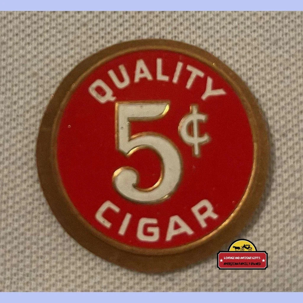 Rare Antique Vintage Embossed Cigar Label From Early 1900s