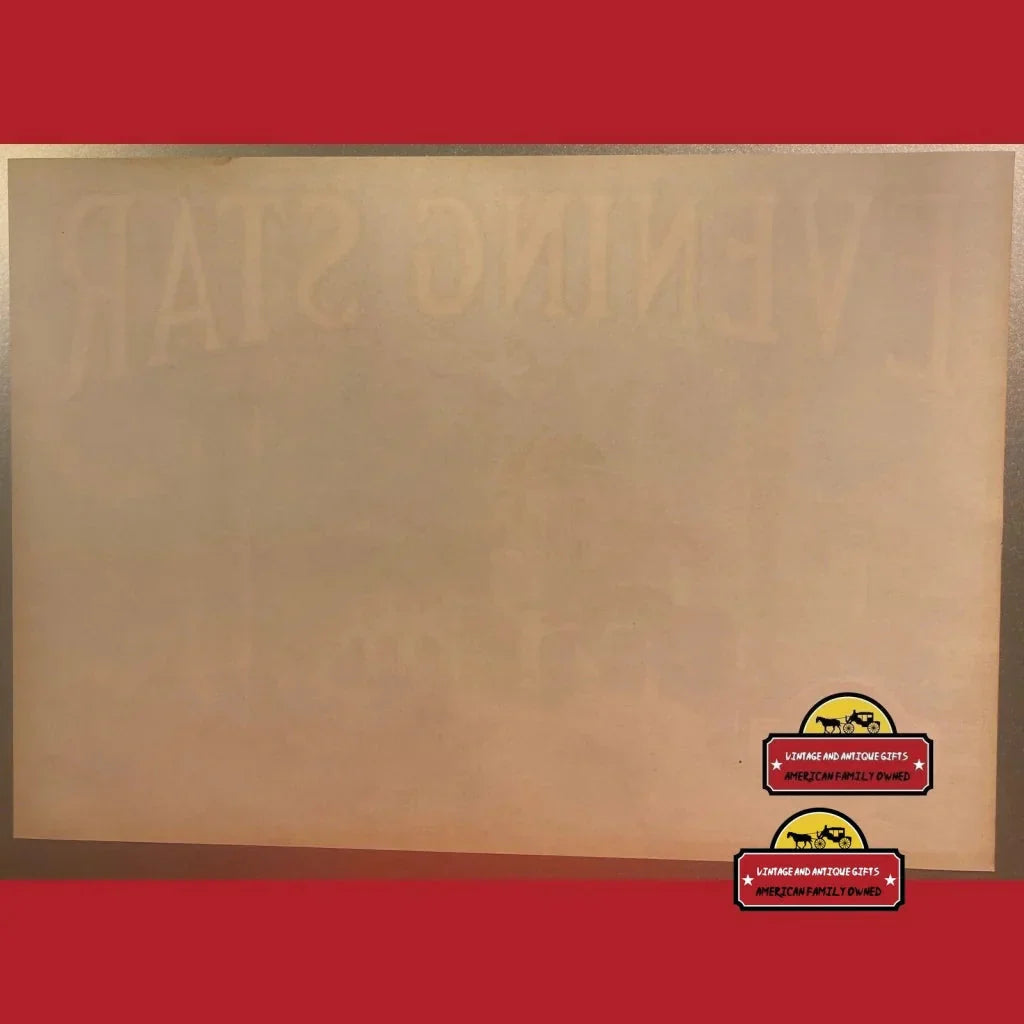 Rare 1930s Evening Star Crate Label from San Fernando Unearthed