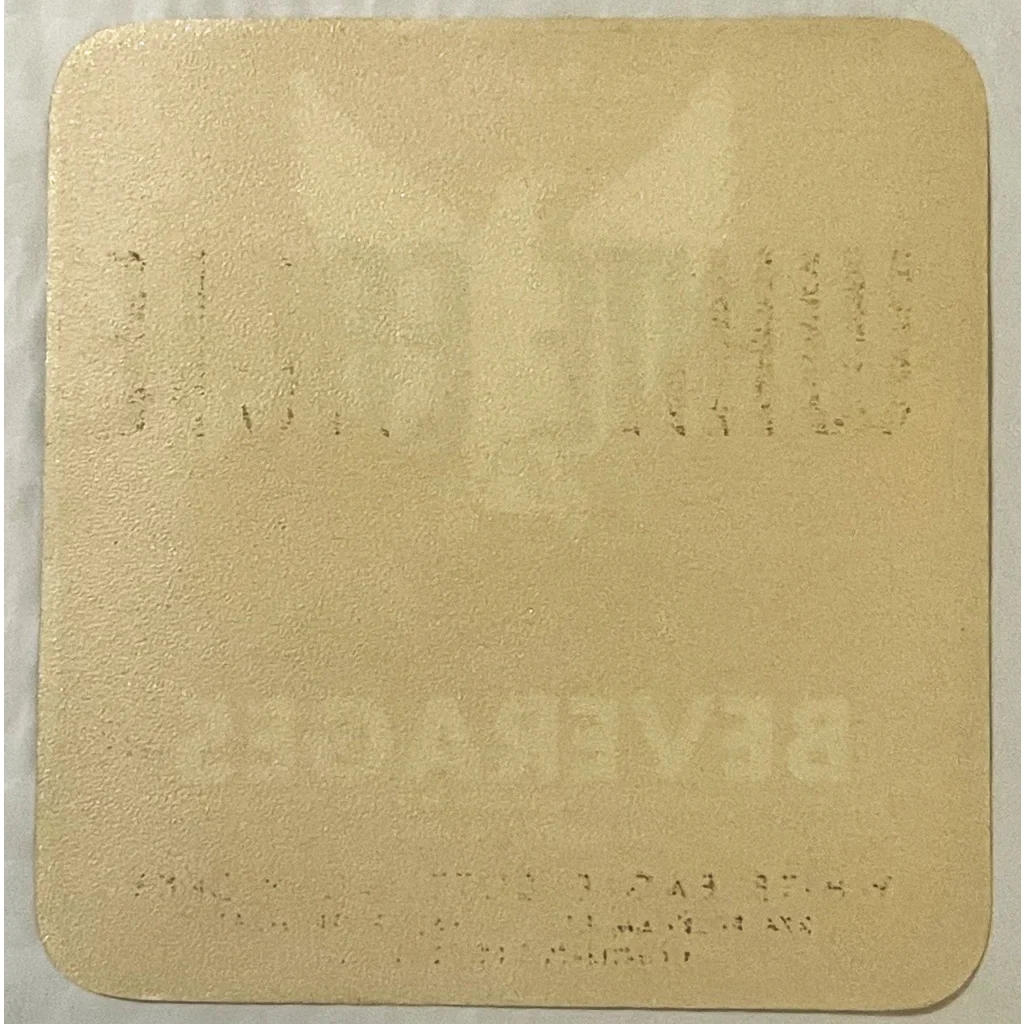 Rare 1930s Gold Embossed White Eagle Beverage Label from Fall River