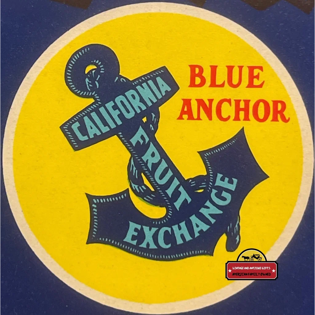 Rare 1950s Lady Rowena Antique Vintage Crate Label with Knight Duel