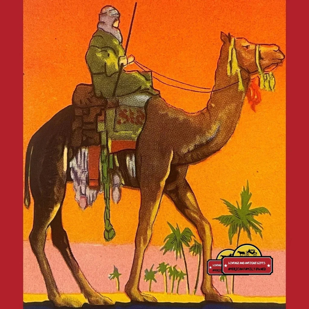 Rare 1950s Nile Crate Label Brings Egyptian Flair to Your Home