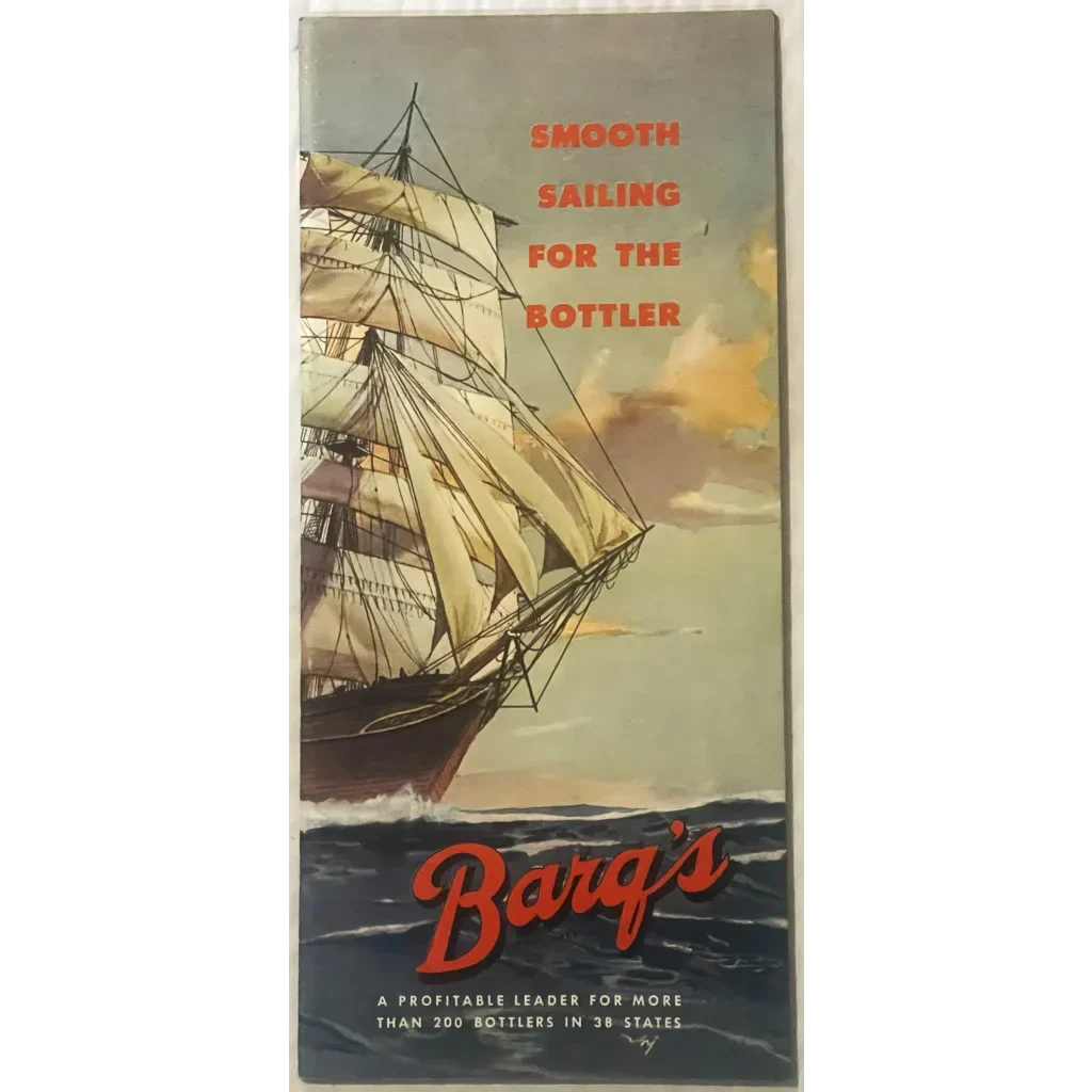 Rare 1956 Barqs Root Beer Advertising Pamphlet Uncovered