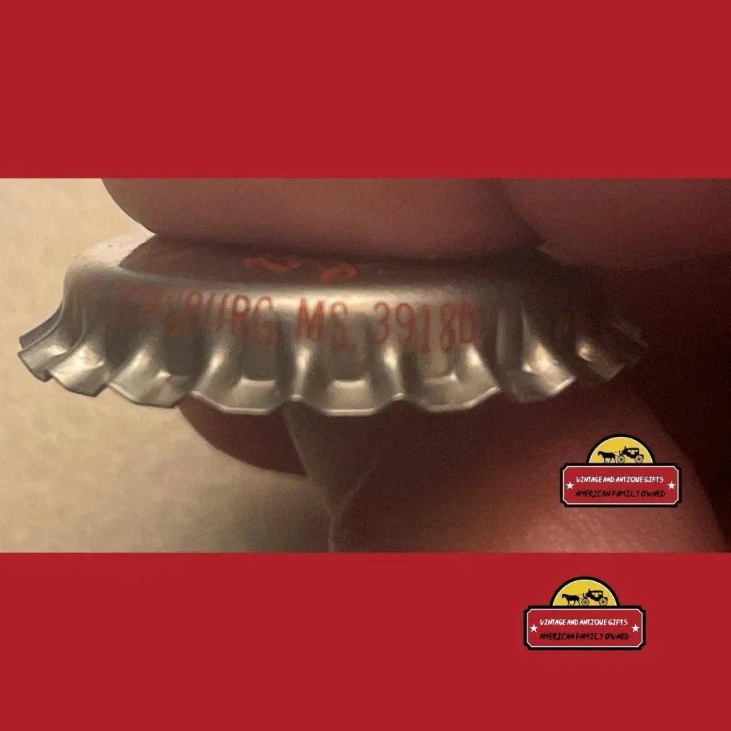 Rare 1960s Antique Vintage Coca Cola Bottle Cap from Vicksburg