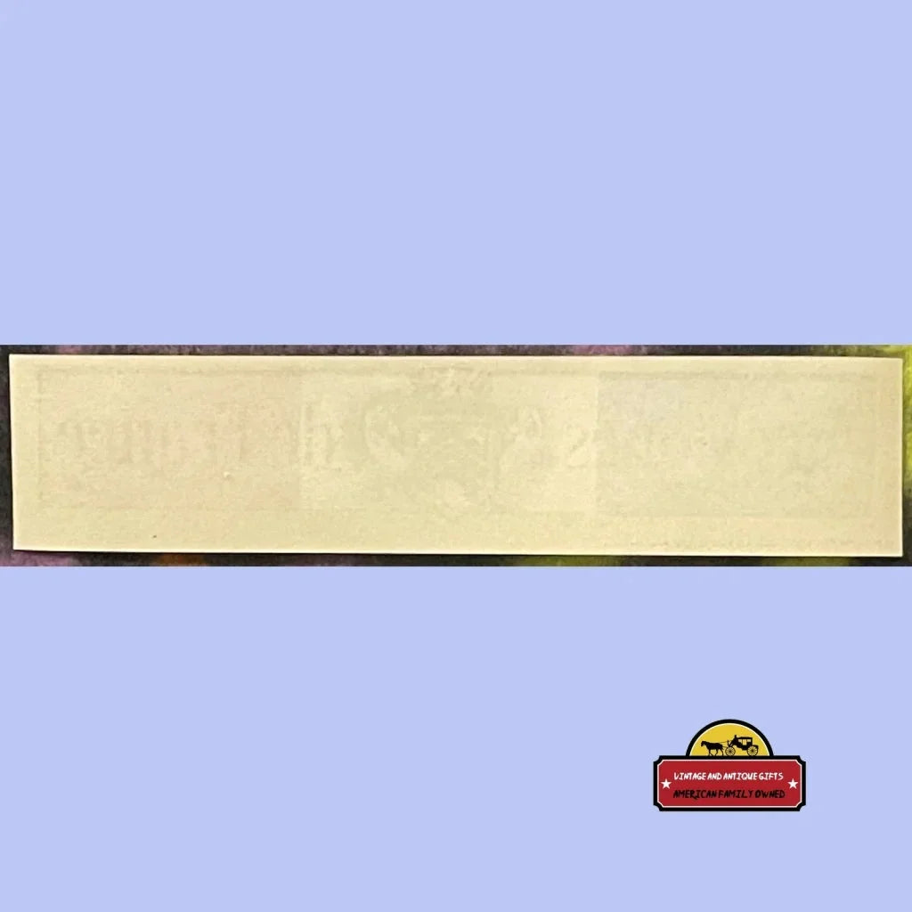 Rare Antique Vintage Aux Vignes French Wine Label from the 1920s