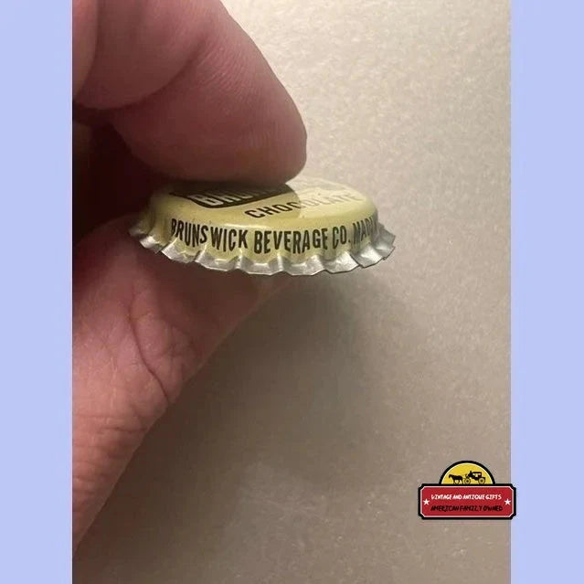 Rare Antique Vintage Brunswick Bottle Cap from 1960s Maine