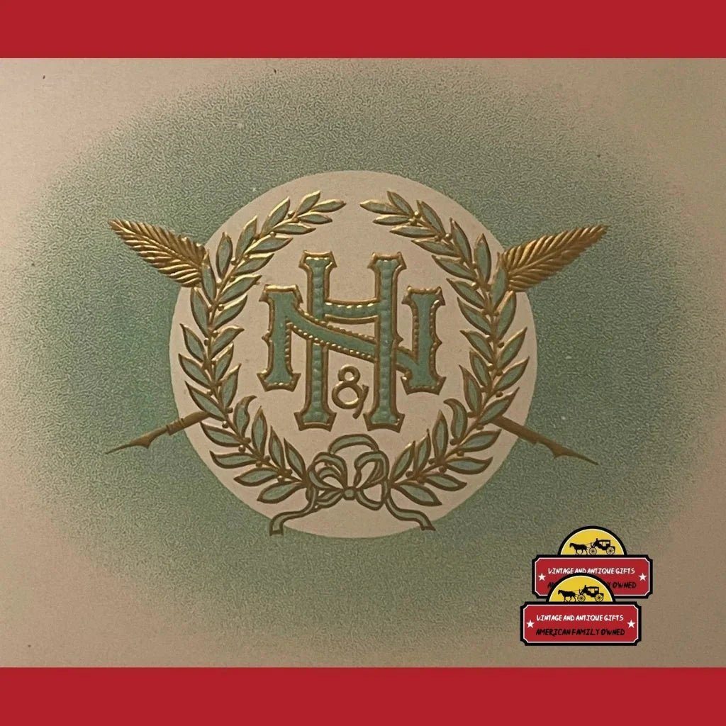 Rare Embossed Cigar Label Unveils Early 1900s Elegance