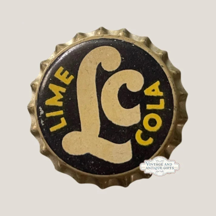 Antique Vintage Lime Cola Bottle Cap from 1940s Montgomery