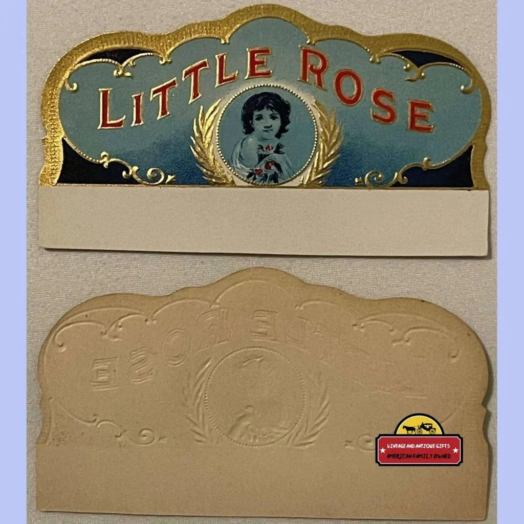 Rare Antique Cigar Box Label Brings 1920s Charm to Your Home