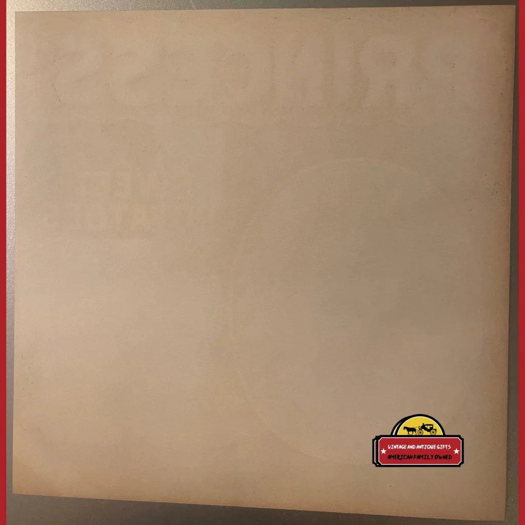 Rare Antique Vintage Princess Crate Label from 1940s Louisiana