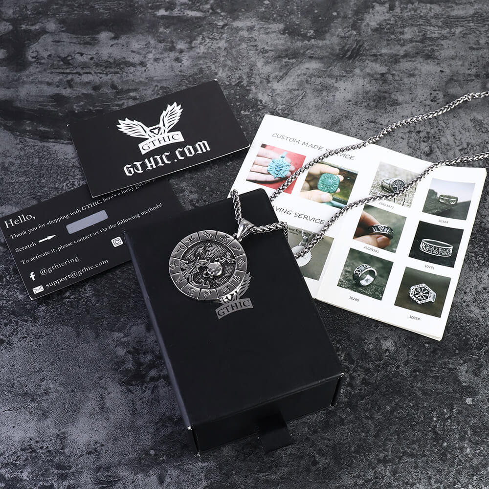 Colgante de acero inoxidable Acuario