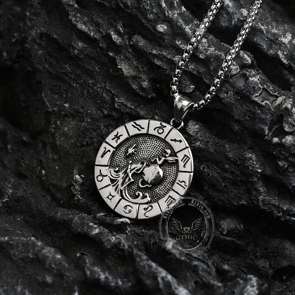 Colgante de acero inoxidable Acuario