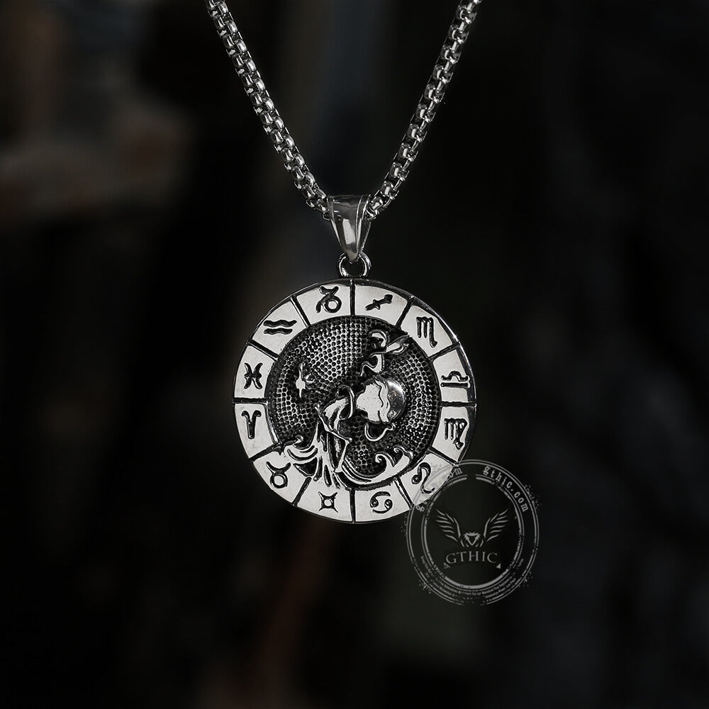 Colgante de acero inoxidable Acuario