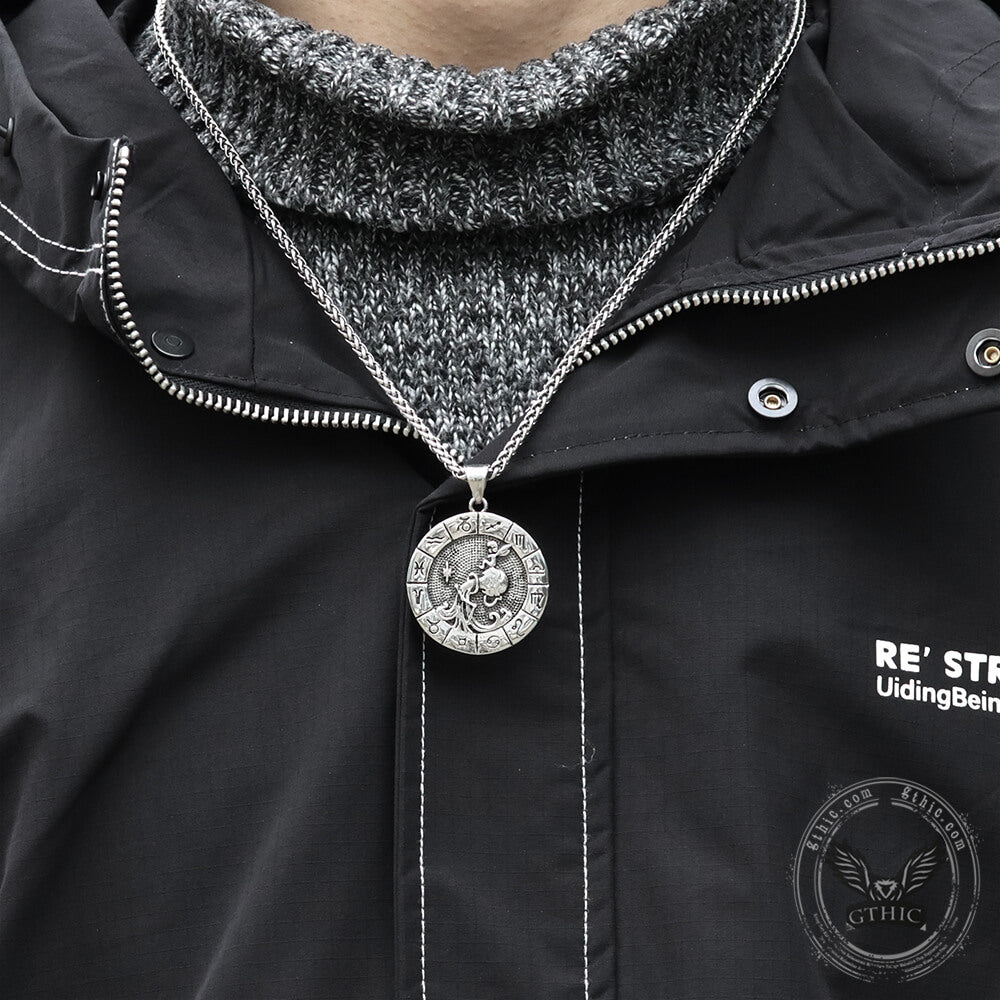 Colgante de acero inoxidable Acuario