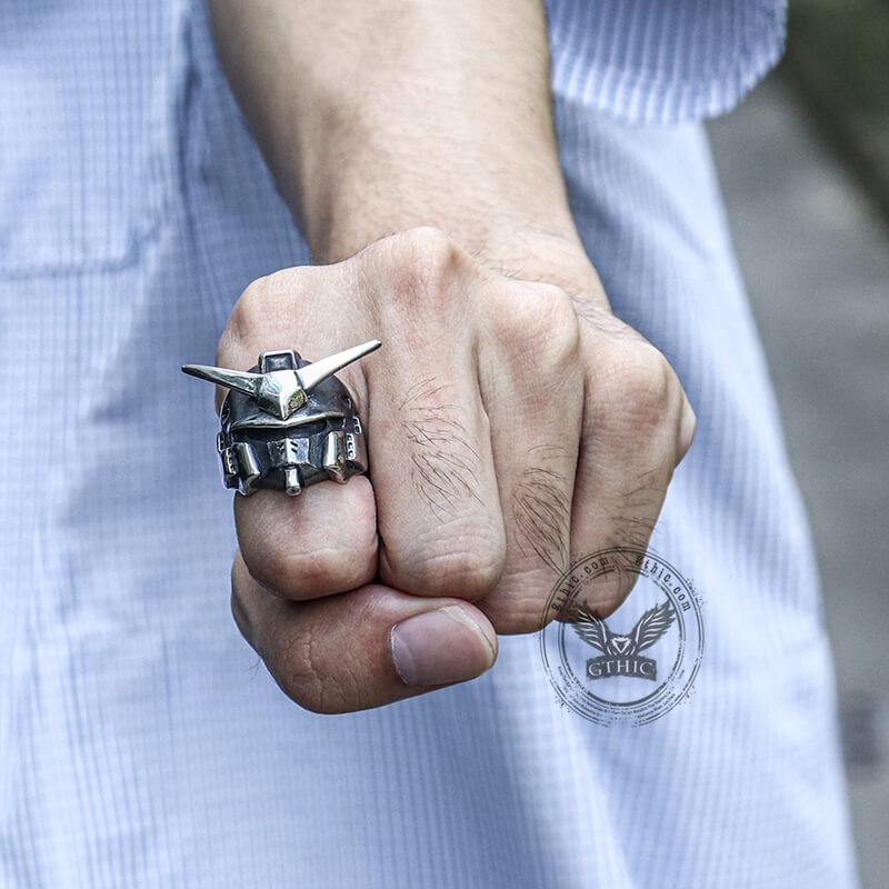 Anillo de acero inoxidable para casco de armadura