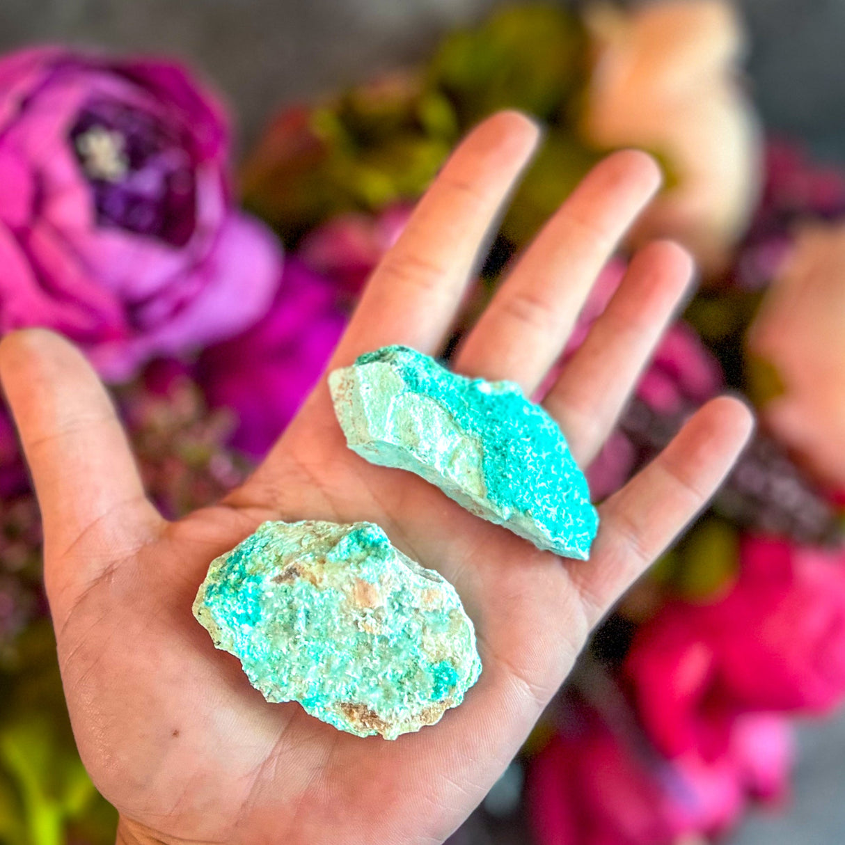 Raw Aurichalcite with Hemimorphite Specimens, USA Minerals