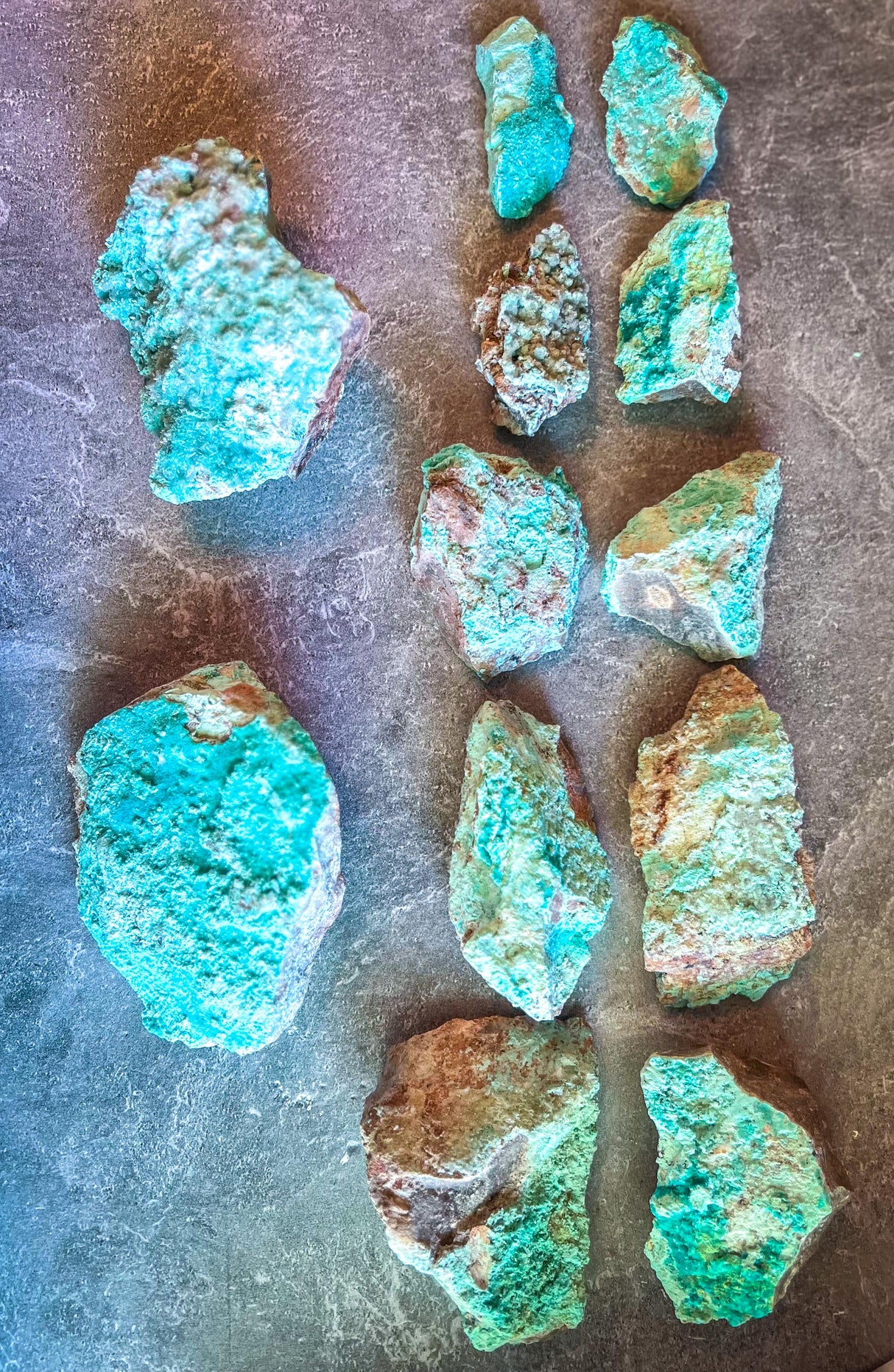 Raw Aurichalcite with Hemimorphite Specimens, USA Minerals
