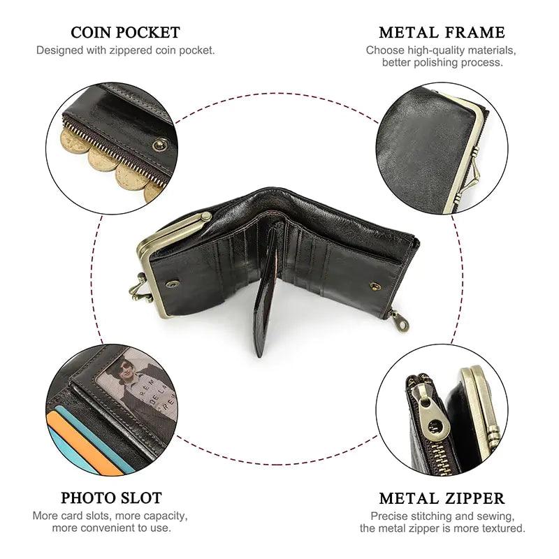 Authentic Leather Ladies' Wallet