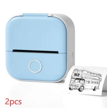 Portable Mini Printer for Students and Hobbyists, Bluetooth Thermal Label Printer - Lootquake
