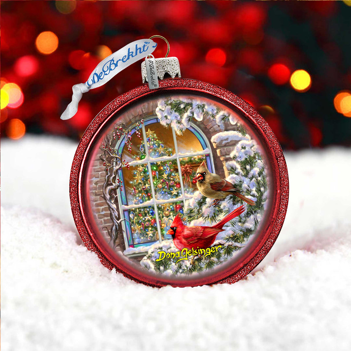 Christmas Window Glass Ornament by D. Gelsinger - Christmas Décor - 71110-2-1318
