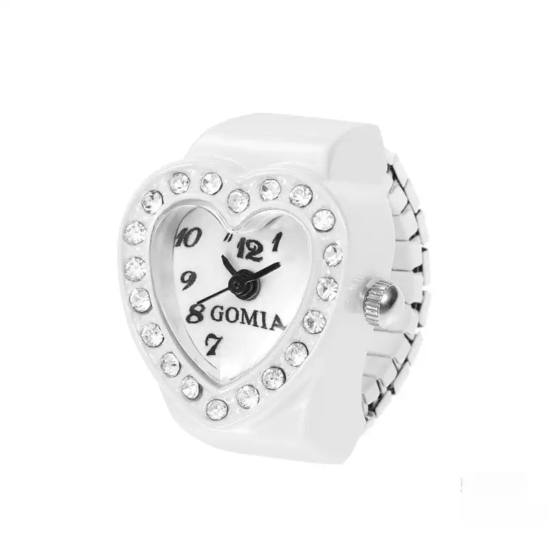 Women's Heart-shaped Ring Watch - Lootquake