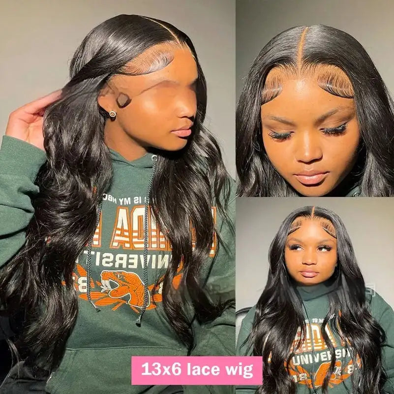 13x6 Front Lace Body Wave Lace Front Wig Human Hair - Lootquake