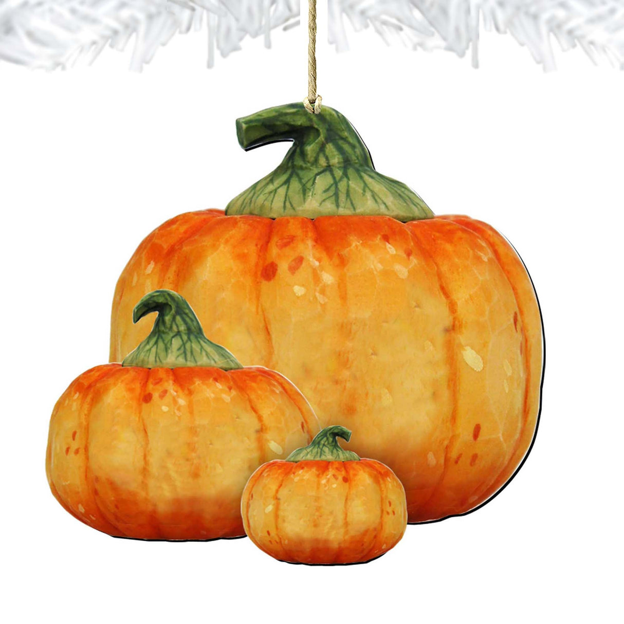 Adornos de madera de calabazas apilables para Halloween de G. DeBrekht - Decoración de Halloween para Acción de Gracias - 8158414-2