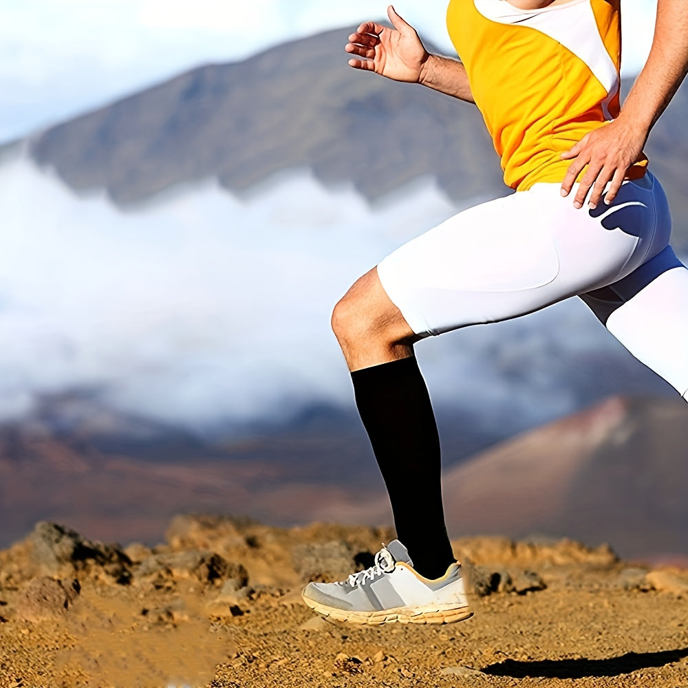 8 paires de chaussettes de compression unisexes infusées de cuivre – Soutien circulatoire amélioré (10-20 mmHG) – Hauteur genou confortable pour infirmières, grossesse, course à pied, randonnée et cyclisme