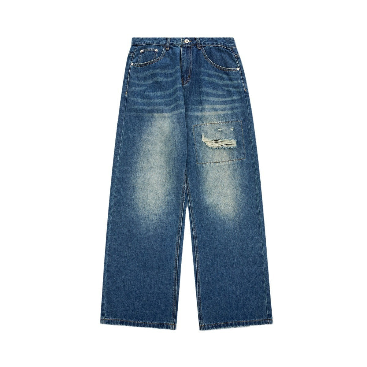 Fashion Loose Cool Vintage Jeans For Men - Lootquake
