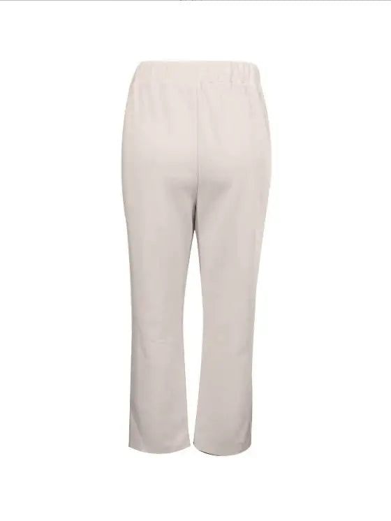 Women's Solid Color Casual Drawstring Tied Sports Pants - Lootquake