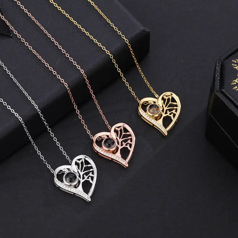 Romantic Love Tree Languages I Love You Necklace - Lootquake