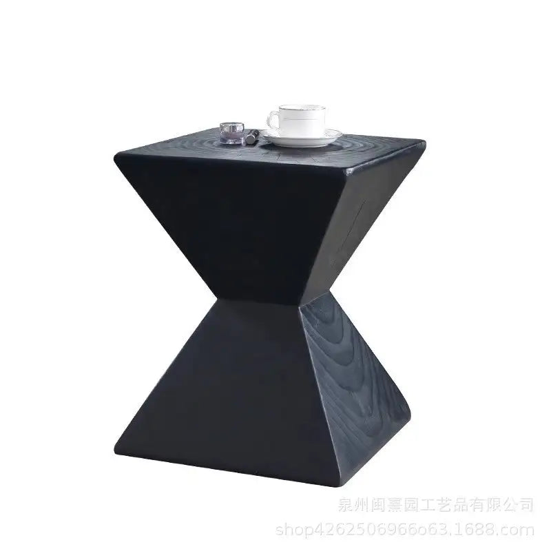 Ji Ji Feng Log Sofa And Tea Table Creative Living Room Side Table Hotel Homestay Furniture - Lootquake