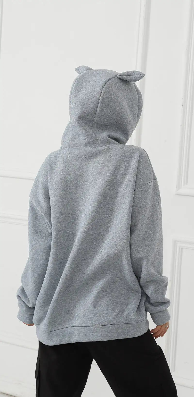 Women's Fashionable Casual Printed Long Sleeved Sweatshirt - Lootquake