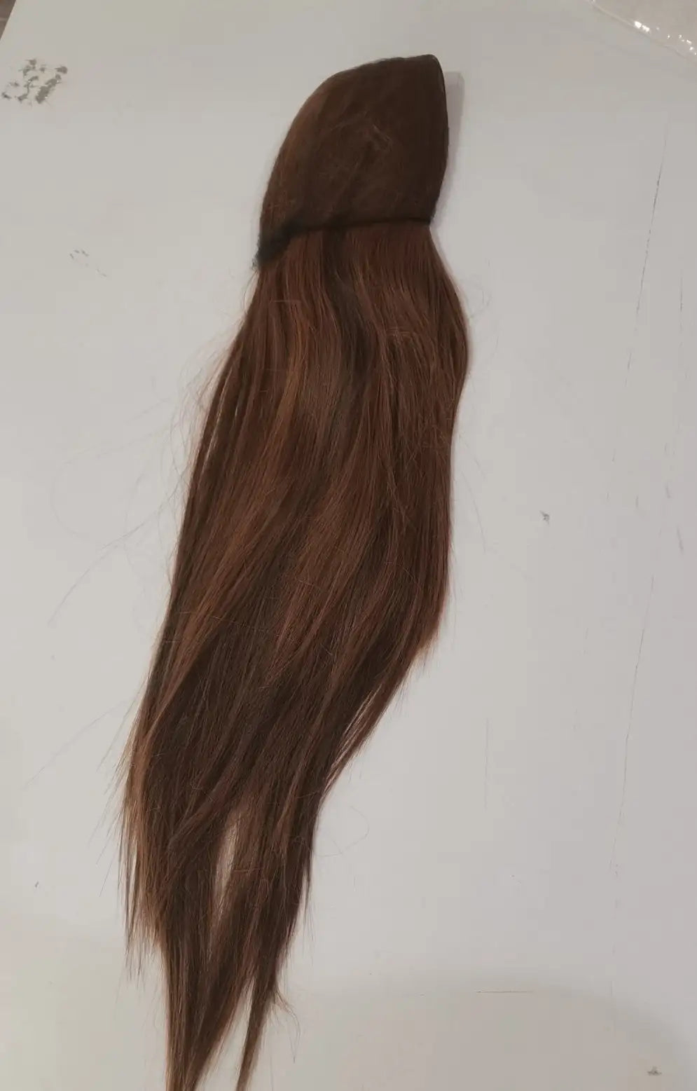 Black long straight hair wig cover - Lootquake