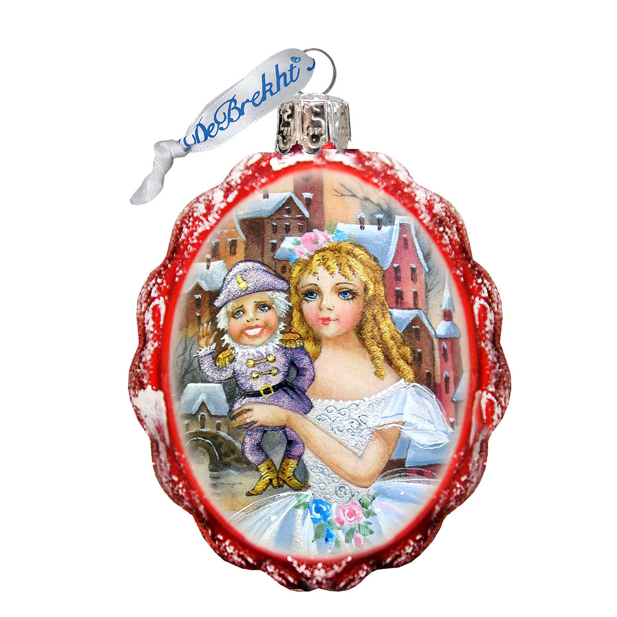 Nutcracker Mercury Glass Ornament by G. DeBrekht - Christmas Decor - 773024