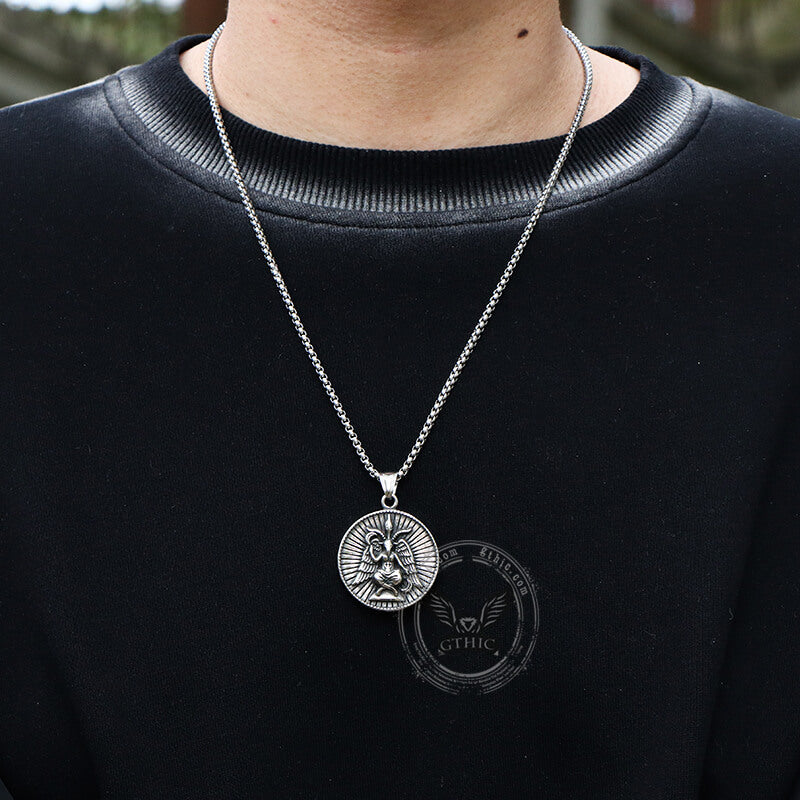 Baphomet Goat Stainless Steel Satanic Pendant